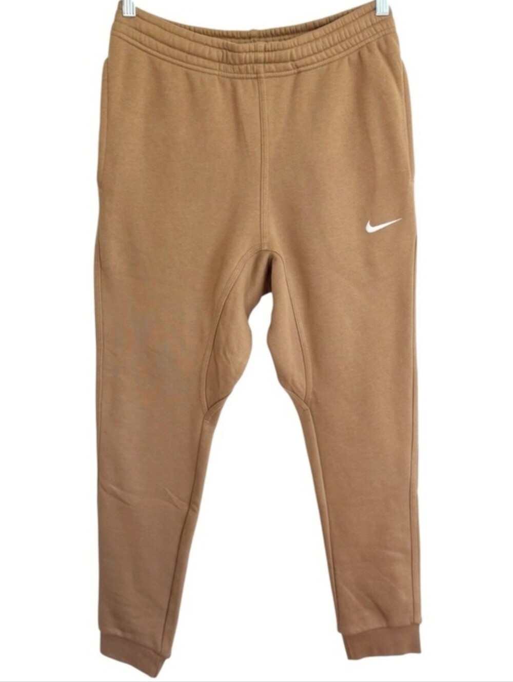 NIKE Sportswear Club Fleece Tapered Jogger Sweatpants Tan Men’s Small S